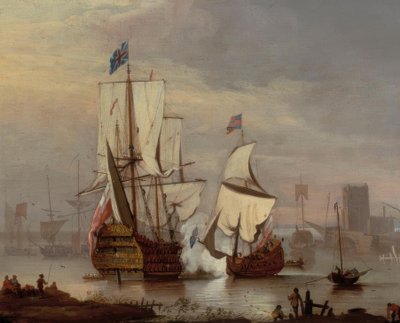 Navire de guerre Royal Sovereign - Peter Monamy