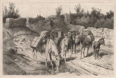 Sur la route de Santa Fe - Peter Moran