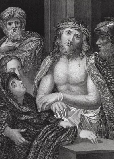 Ecce Homo, Isaïe, Ch 53, v 5 (gravure) - Peter Paul (after) Rubens