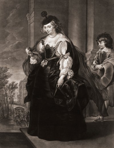 Helena Fourment ou Helene Fourment. Portrait - Peter Paul (after) Rubens