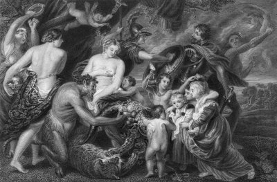 Paix et guerre (gravure) - Peter Paul (after) Rubens