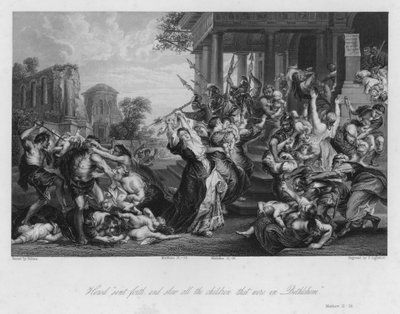 Le Massacre des Innocents, Matthieu II - Peter Paul (after) Rubens
