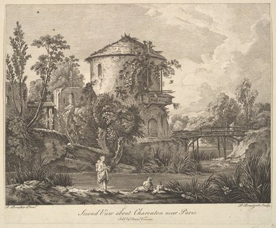Deuxième Vue de Charenton près de Paris - Peter Paul Benazech