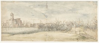 Vue du Château Crayenhof à Zwijndrecht, 1606 - Peter Paul Rubens (attributed to)