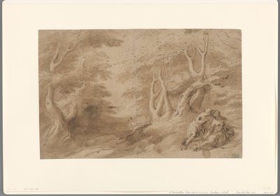 Paysage avec couple amoureux - Peter Paul Rubens (school of)