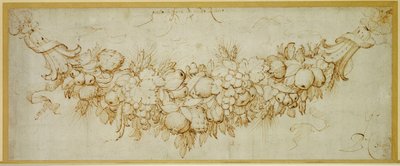 Une Guirlande de Fruits de Récolte - Peter Paul Rubens