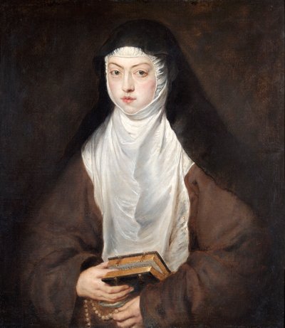 Ana Dorotea, fille de Rodolphe II, une nonne au couvent des Descalzas Reales, Madrid - Peter Paul Rubens