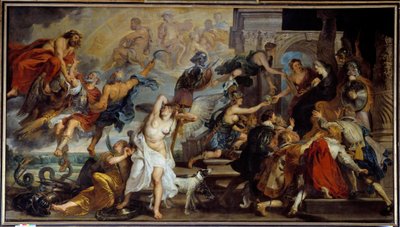 Apothéose de Henri IV et proclamation de la régence de Marie de Médicis en 1610 - Peter Paul Rubens