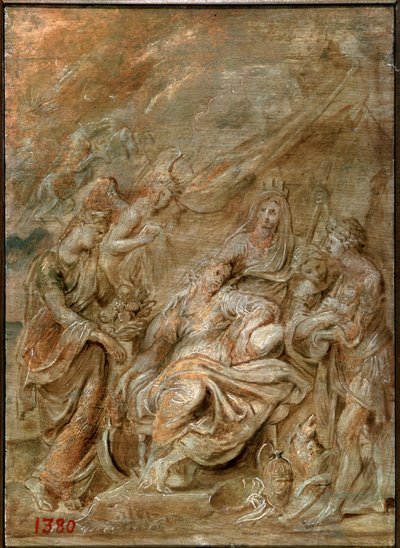 Naissance du Dauphin, Louis XIII, 1622 - Peter Paul Rubens