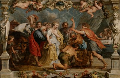 Briseis rendue à Achille - Peter Paul Rubens