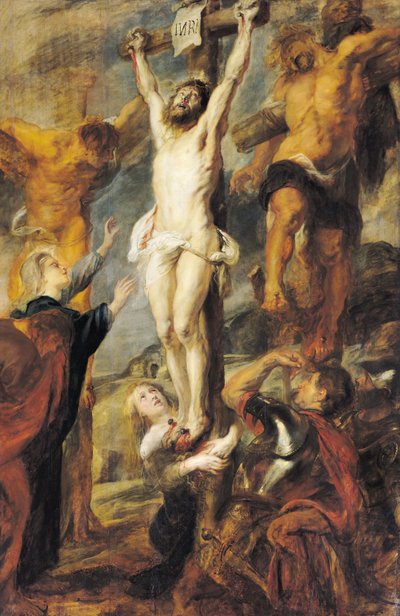 Le Christ entre les deux voleurs, vers 1635 - Peter Paul Rubens
