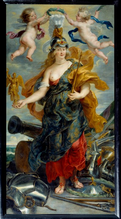 Cycle des Medicis: Portrait en pied de Marie de Medicis en Bellone - Peter Paul Rubens