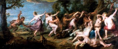 Diane et ses nymphes surprises par les faunes, 1638-1640 - Peter Paul Rubens