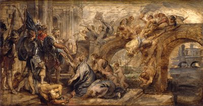 La prise de Paris par Henri IV. - Peter Paul Rubens