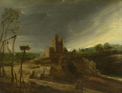 Le paysage avec la potence - Peter Paul Rubens