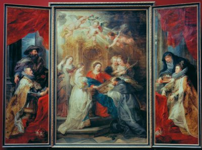 La Sainte Vierge apparaît à Saint Ildefonso - Peter Paul Rubens