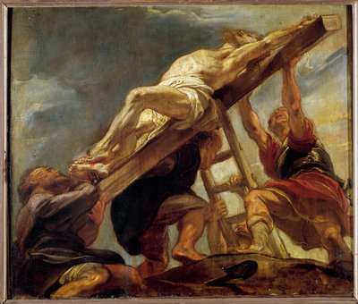 Élévation de la croix (esquisse pour un compartiment du plafond de l