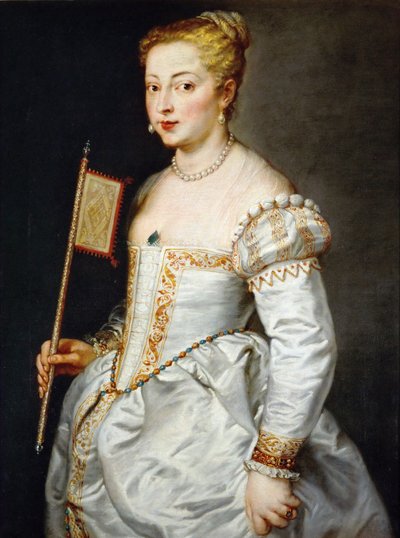 Fille avec éventail, vers 1628-1629 - Peter Paul Rubens