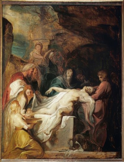 La Mise au tombeau du Christ - Peter Paul Rubens