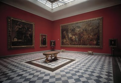 Salle du musée présentant Henri IV à la bataille d