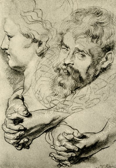 Études de tête et de main - Peter Paul Rubens