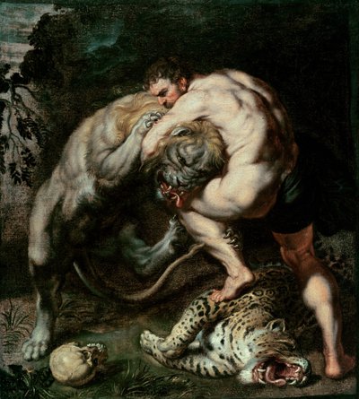Hercule combattant le lion de Némée - Peter Paul Rubens