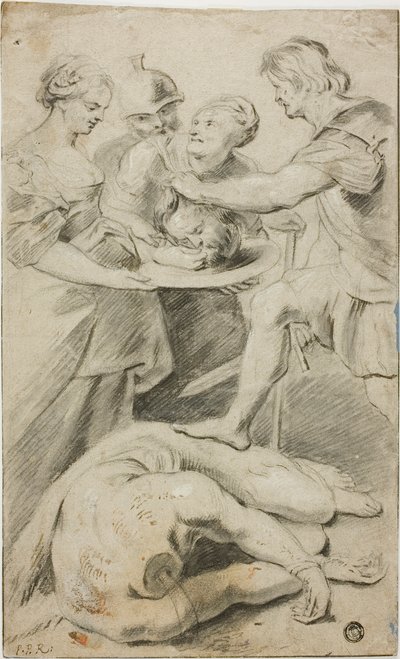 Hérodiade recevant la tête de Saint Jean-Baptiste - Peter Paul Rubens