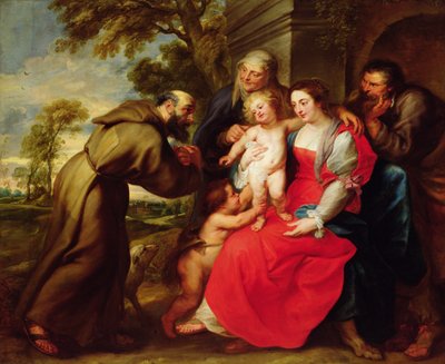 Sainte Famille avec Saint François, c.1625 - Peter Paul Rubens
