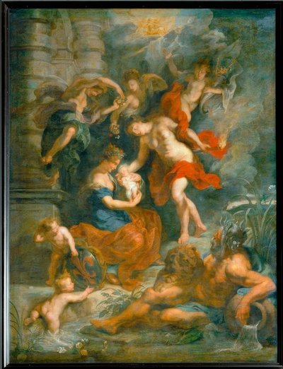 La Naissance de la reine Marie de Médicis, à Florence le 26 avril 1573 - Peter Paul Rubens