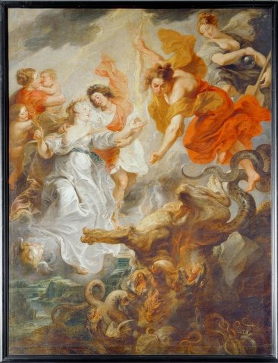 La parfaite Réconciliation de la reine et de son fils... - Peter Paul Rubens