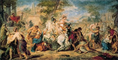 Le rapt des Sabines - Peter Paul Rubens