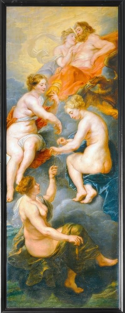 Les Parques filant le destin de la reine Marie de Médicis - Peter Paul Rubens