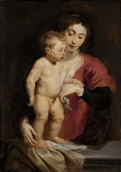 Madone et enfant, vers 1615-1618 - Peter Paul Rubens