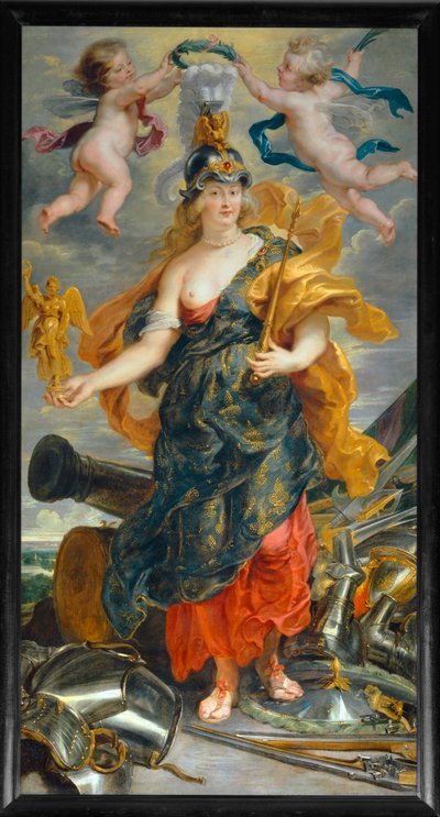 Marie de Medicis en reine triomphante (painting on canvas) - Peter Paul Rubens