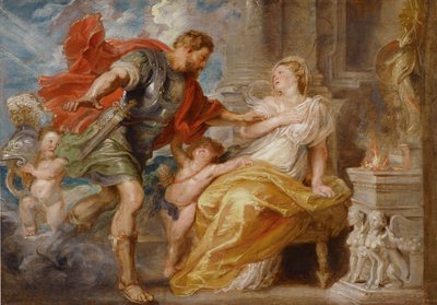 Mars et Rhéa Silvia, vers 1616-1617 - Peter Paul Rubens