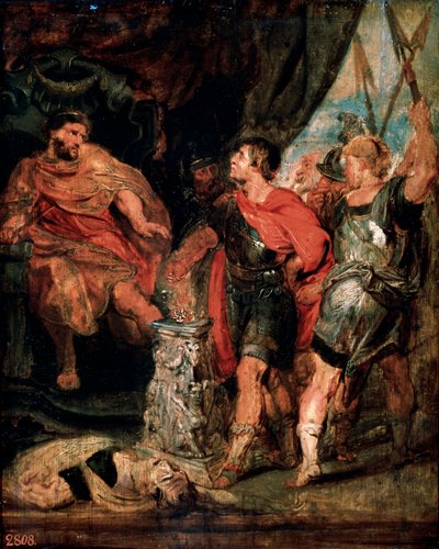 Mucius Scaevola devant Porsenna, années 1630 - Peter Paul Rubens