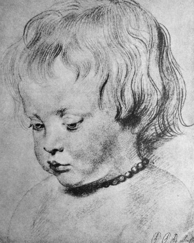 Nicholaas Rubens portant un collier de corail - Peter Paul Rubens