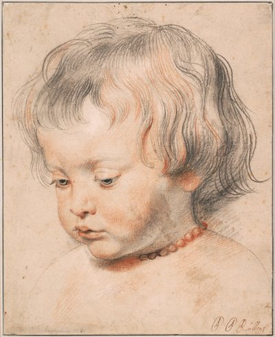 Nicolaas Rubens portant un collier de corail, vers 1619 - Peter Paul Rubens