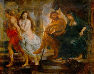 Orphée et Eurydice avec Pluton et Proserpine - Peter Paul Rubens
