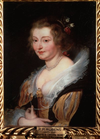 Portrait de Catherine Manners, duchesse de Buckingham - Peter Paul Rubens