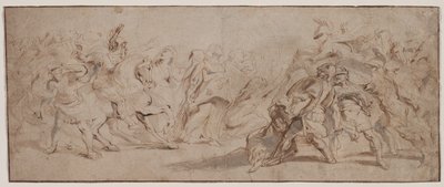 Réconciliation des Romains et des Sabines (recto) - Peter Paul Rubens