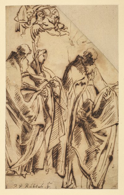 Saint Amandus et Sainte Walpurga, vers 1610 - Peter Paul Rubens