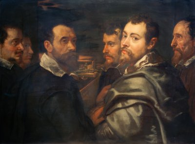 Autoportrait avec des amis de Mantoue - Peter Paul Rubens