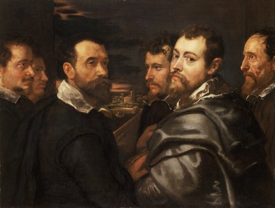 Autoportrait dans un cercle d