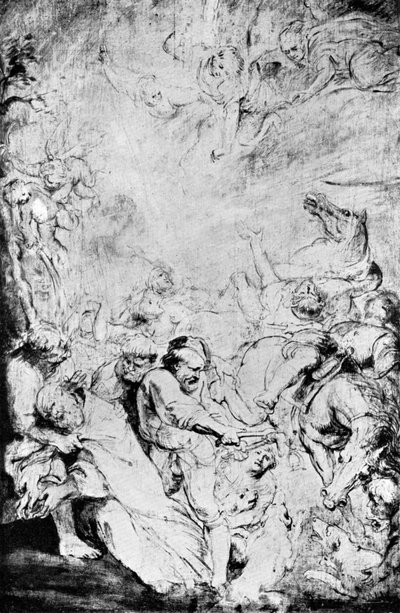 Esquisse du martyre de Saint Livinus, vers 1633, 1933 - Peter Paul Rubens