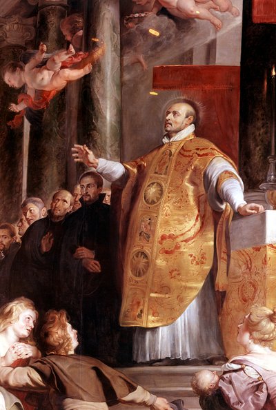 Saint Ignace de Loyola, soldat espagnol du 16ème siècle et fondateur des Jésuites, 1617-1618 - Peter Paul Rubens