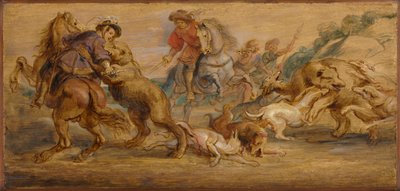Étude pour "La chasse à l