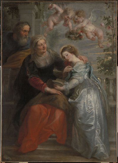 L'Éducation de Marie - Peter Paul Rubens