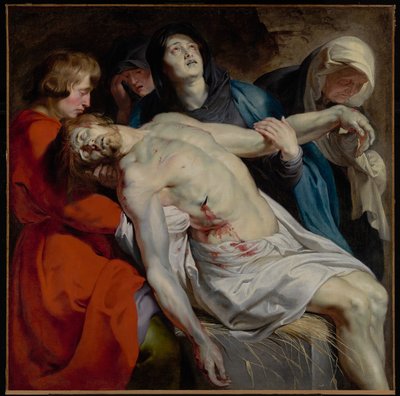 La Mise au tombeau, c.1612 - Peter Paul Rubens