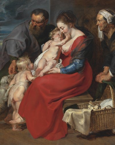 La Sainte Famille avec Sainte Élisabeth et Jean-Baptiste, c.1615 - Peter Paul Rubens